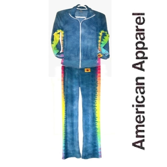 American Apparel/Classic Girl Tie Dye Jumpsuit - Picture 1 of 16